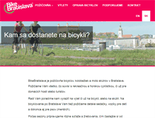 Tablet Screenshot of bikebratislava.sk